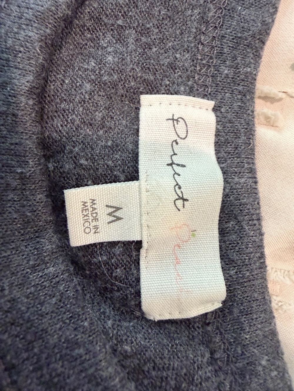 PERFECT PEACH Gray Tank-Size M - Picture 4 of 5